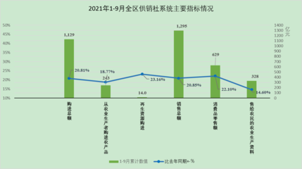 2021年全区供销社系统第三季度统计信息